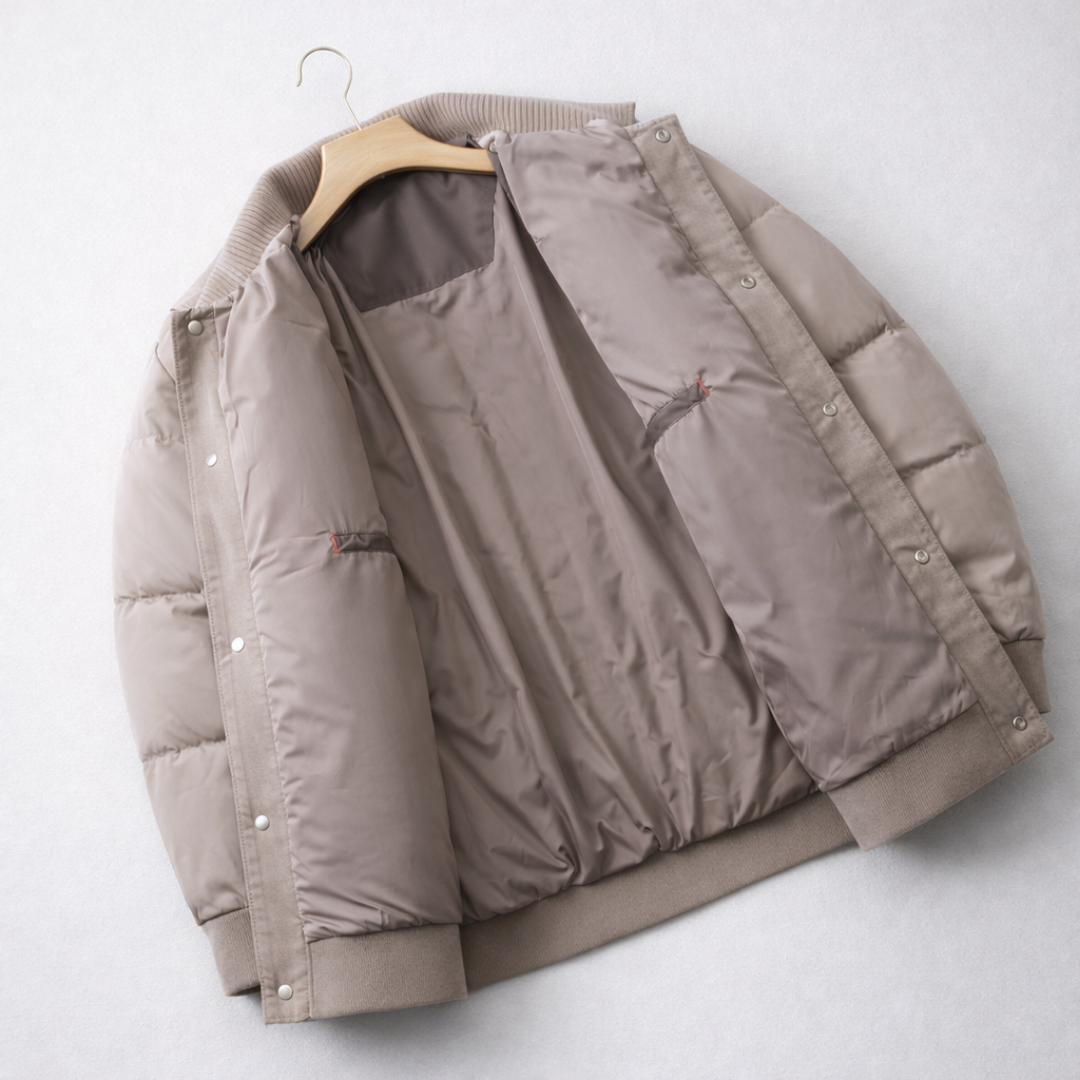 Louis Men’s Puffer Jacket – Insulated Warm Winter Coat